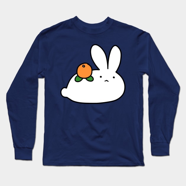 Citrus Orange Bunny Long Sleeve T-Shirt by saradaboru